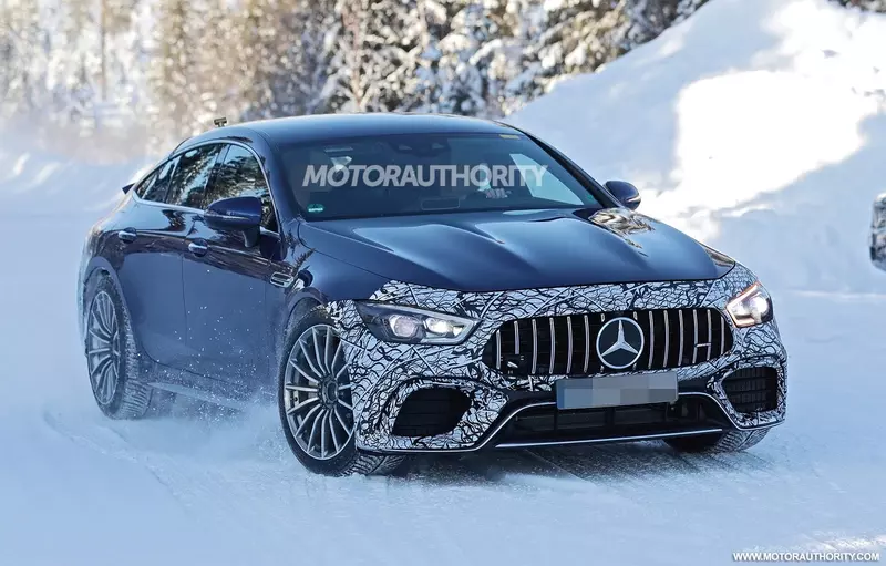 2021 Mercedes-AMG GT 73 EQ Performance 4-door coupe Spy shot