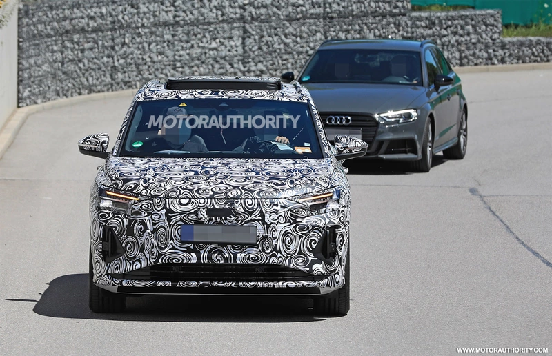 Spy shots of the 2022 Audi Q4 E-Tron.