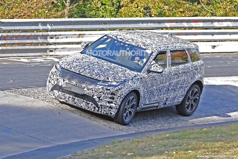 Spy shots of the long-wheelbase 2021 Land Rover Range Rover Evoque: a stretched version of the style-focused SUV has emerged