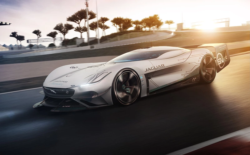 The Jaguar Vision Gran Turismo SV is the electric race car of the future.