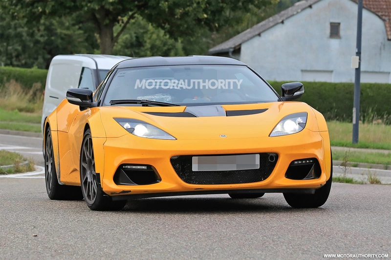 Spy shots of the 2023 Lotus Emira: the last seen Lotus with an internal combustion engine