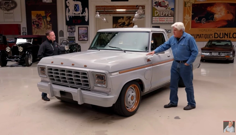 Jay Leno experienced electrorestimulation with the F-100 Elminator.