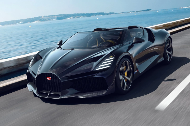 Bugatti Mistral Roadster Closes the Curtain on the Powerful W-16 Engine