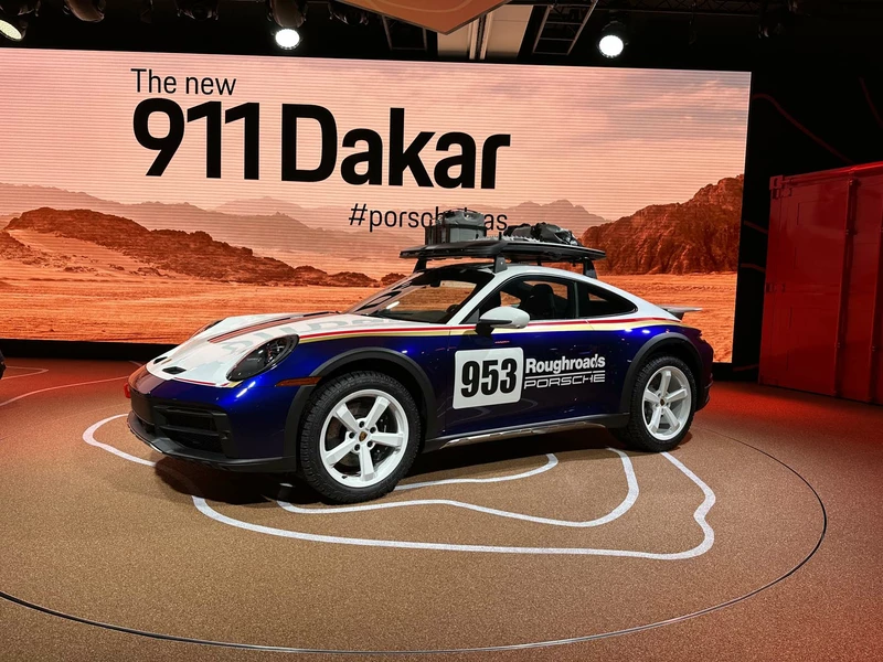 2023 Porsche 911 Dakar, a fusion of off-road sports car and reality.