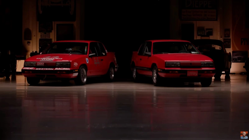 Jay Leno checks out a rare 1991 Oldsmobile Quad 442 W-41