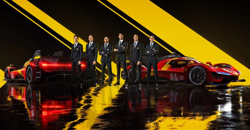 Ferrari Appoints Six Drivers, Including Former F1 Drivers, for 499P Campaign