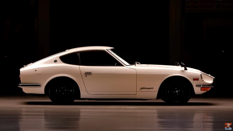 An original Nissan Z in Jay Leno's garage.