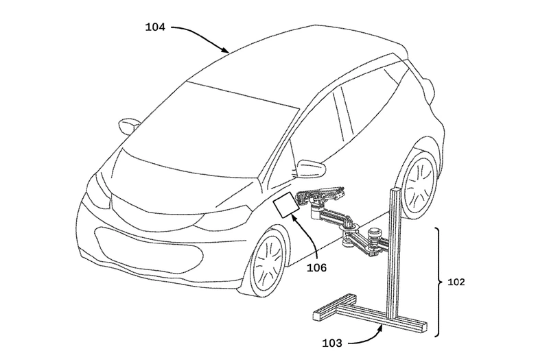 GM Gets Patent for Robotic EV Charger