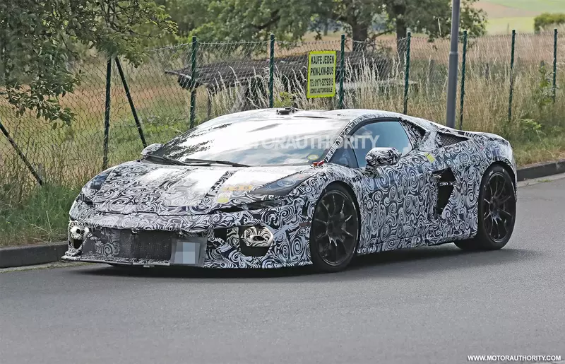 Spy Shots and Video of 2025 Lamborghini Huracan Successor