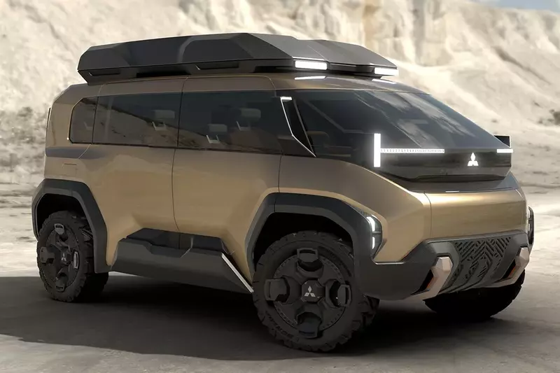 Mitsubishi D:X concept is a rugged plug-in hybrid minivan