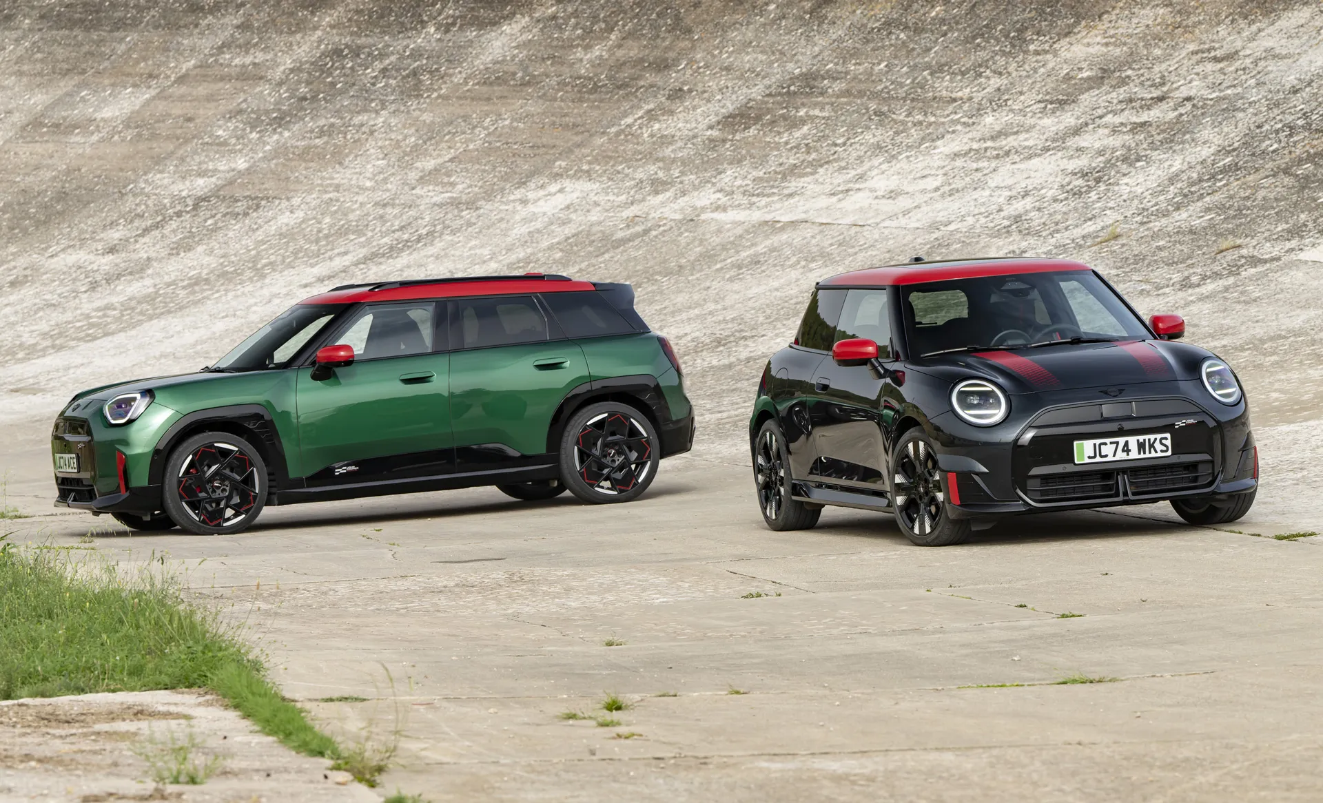 Mini Announces Hot JCW Versions of EV Cooper and Aceman