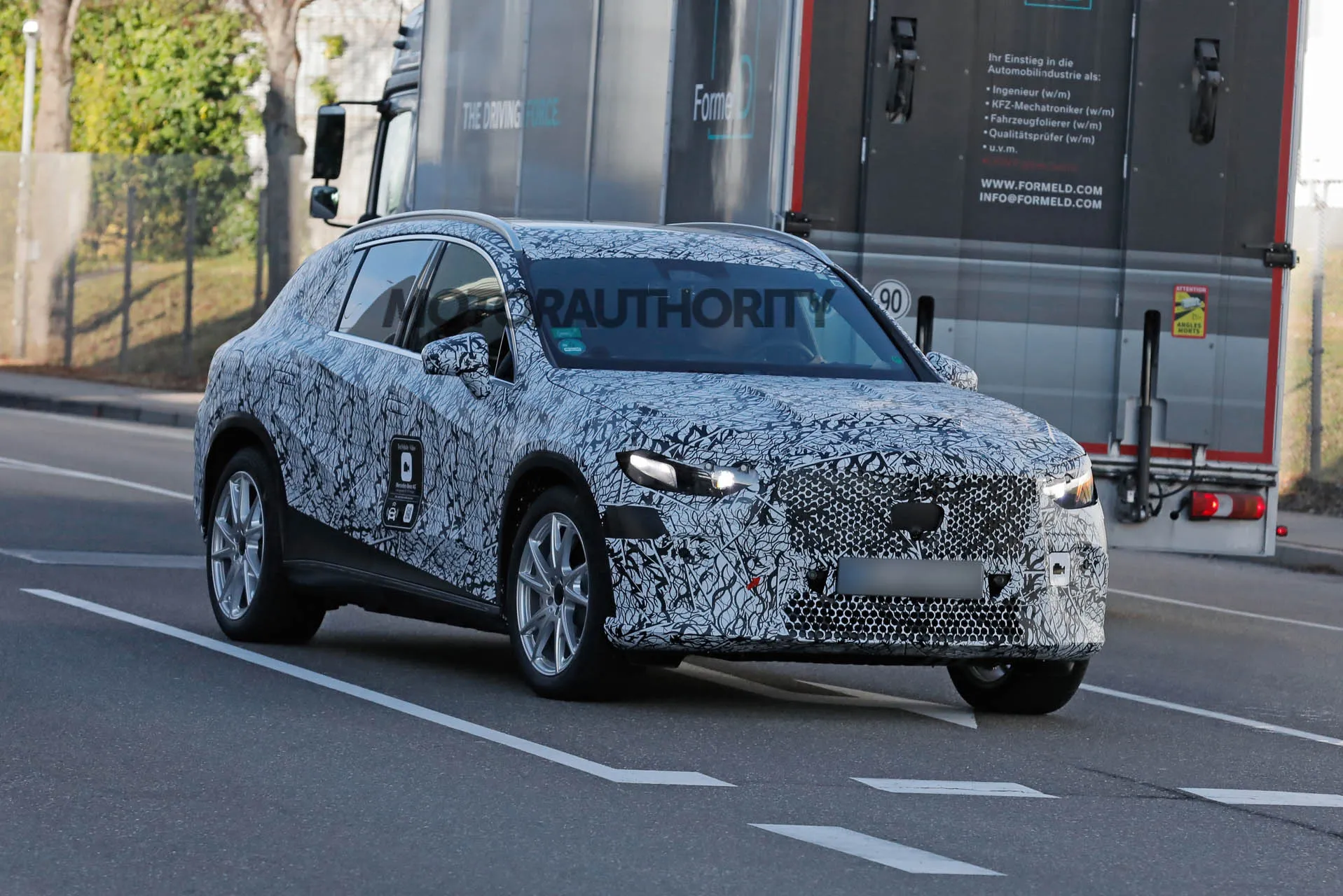 2027 Mercedes-Benz GLC class EV found Again