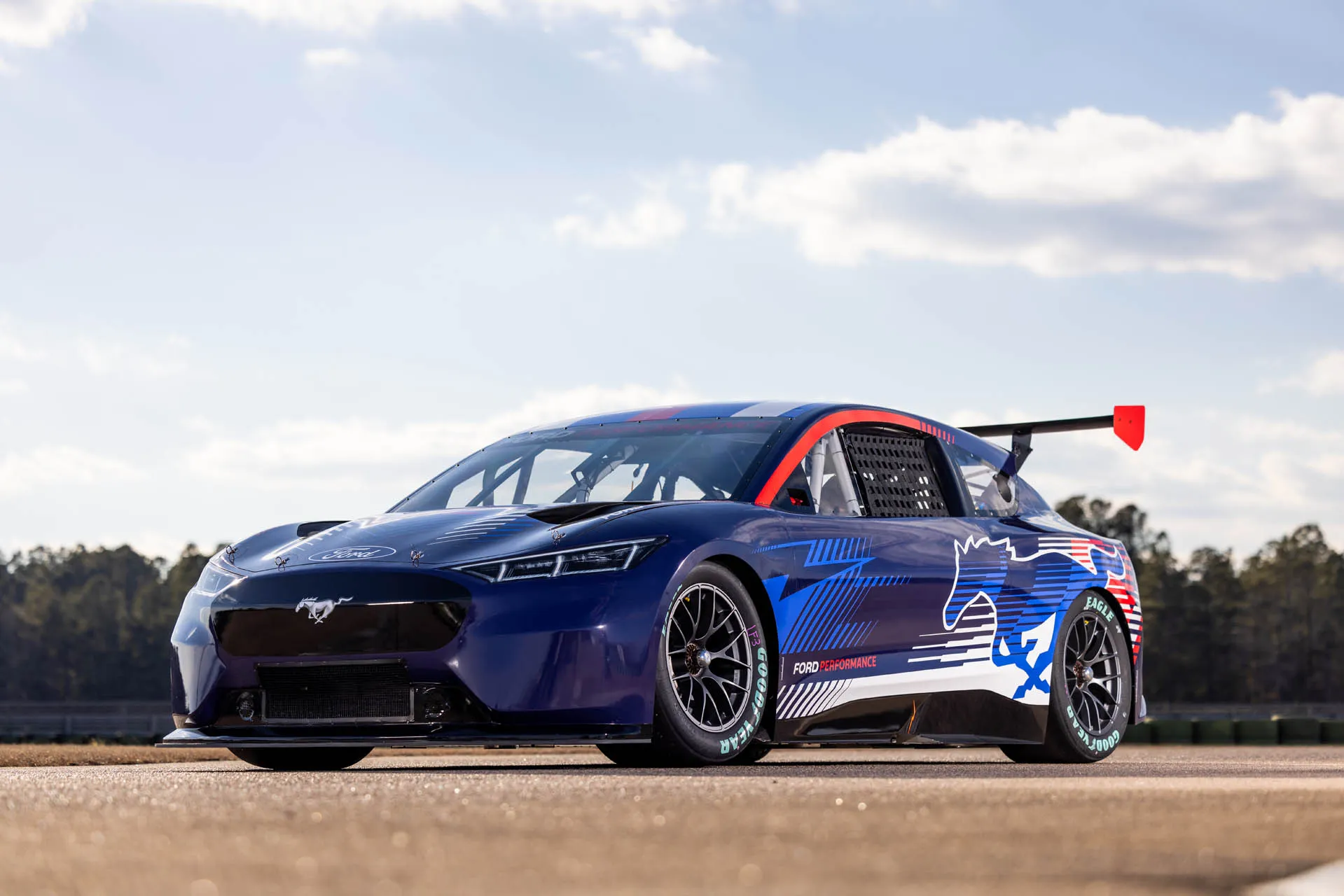 Ford Mustang Predicts Future of Racing with EV Prototype for NASCAR